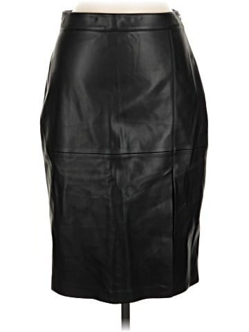 MNG Faux Leather Skirt (view 1)