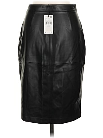 MNG Faux Leather Skirt (view 2)
