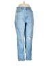 Uniqlo 100% Cotton Hearts Blue Jeans Size 29 waist - photo 1