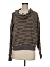 Caslon Stripes Gray Pullover Sweater Size M - photo 1