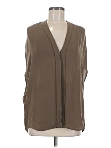 Vince. Sleeveless Silk Top (view 1)