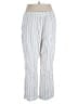 Old Navy Stripes Silver Linen Pants Size XL - photo 2