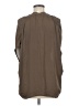 Vince. 100% Silk Tan Sleeveless Silk Top Size M - photo 2