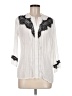 NY Collection 100% Polyester White 3/4 Sleeve Blouse Size M - photo 1