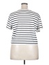 all in motion Stripes White Short Sleeve Top Size XXL - photo 2
