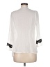 NY Collection 100% Polyester White 3/4 Sleeve Blouse Size M - photo 2