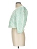 Levi's 100% Polyester Green 3/4 Sleeve Blouse Size L - photo 5
