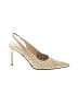Via Spiga 100% Leather Ivory Heels Size 9 - photo 1