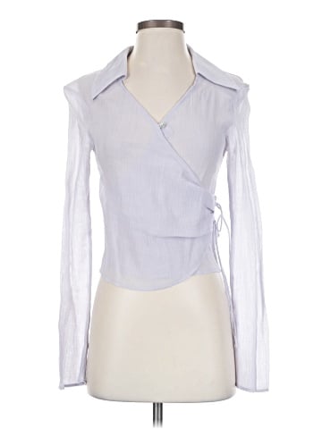 Topshop Long Sleeve Blouse (view 1)