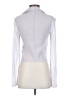 Topshop Silver Long Sleeve Blouse Size 4 - photo 2