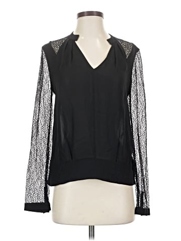 Leifsdottir Long Sleeve Silk Top (view 1)