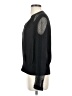 Leifsdottir 100% Silk Black Long Sleeve Silk Top Size 2 - photo 5