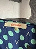 Pomelo 100% Polyester Polka Dots Teal 3/4 Sleeve Blouse Size M - photo 7