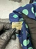 Pomelo 100% Polyester Polka Dots Teal 3/4 Sleeve Blouse Size M - photo 8