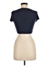 Shein Blue Short Sleeve T-Shirt Size 6 - photo 2