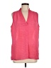 Laundry by Shelli Segal Pink Sleeveless Blouse Size M - photo 1