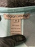 Sharon Young 100% Polyester Metallic Teal Long Sleeve Blouse Size M - photo 7