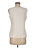 Dana Buchman 100% Nylon Ivory Sleeveless Blouse Size M - photo 2