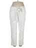 DKNY Stripes White Casual Pants Size 16 - photo 1