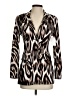 Boston Proper Animal Print Brown Blazer Size 0 - photo 1
