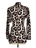 Boston Proper Animal Print Brown Blazer Size 0 - photo 2
