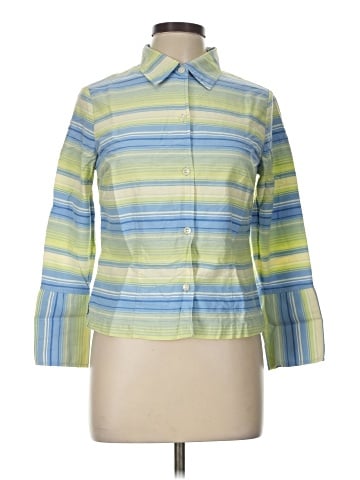 Geoffrey Beene Sport 3/4 Sleeve Button-Down Shirt (view 1)