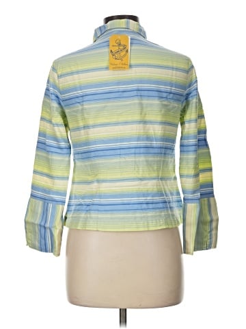 Geoffrey Beene Sport 3/4 Sleeve Button-Down Shirt (view 2)