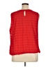 Liz Claiborne 100% Polyester Red Sleeveless Blouse Size XL - photo 2