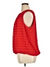 Liz Claiborne 100% Polyester Red Sleeveless Blouse Size XL - photo 5