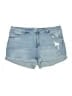 True Craft Blue Denim Shorts Size 20 - photo 1