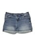 Justice Blue Denim Shorts Size 18 - photo 1