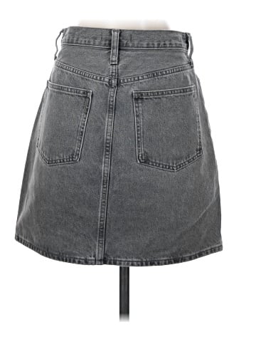 Madewell Denim High-Waist Straight Mini Skirt in Northboro Wash (view 2)