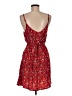 Sanctuary 100% Polyester Floral Red Casual Dress Size M - photo 2