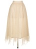 Louche 100% Polyester Ivory Formal Skirt Size 10 - photo 1