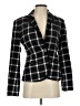Merona Plaid Black Blazer Size 4 - photo 1