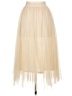 Louche 100% Polyester Ivory Formal Skirt Size 10 - photo 2