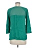 Express Green 3/4 Sleeve Top Size M - photo 2