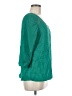 Express Green 3/4 Sleeve Top Size M - photo 4