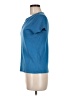 Rafaella 100% Cotton Blue Short Sleeve Top Size M - photo 5