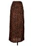 Stillwater Animal Print Brown Casual Skirt Size S - photo 2