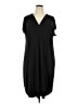 Lane Bryant Solid Black Casual Dress Size 22 - 24 Plus - photo 1