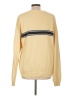 Nautica 100% Cotton Stripes Yellow Pullover Sweater Size L - photo 2