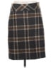 L.L.Bean Plaid Brown Wool Skirt Size 4 - photo 1