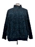 Catherines Animal Print Blue Track Jacket Size 5X - photo 1