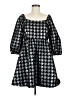 Moon River Houndstooth Black Casual Dress Size M - photo 1