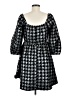 Moon River Houndstooth Black Casual Dress Size M - photo 2