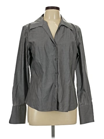 Calvin Klein Long Sleeve Button-Down Shirt (view 1)