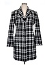 Worthington 100% Polyester Houndstooth Black Coat Size 14 - photo 1