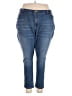 Ellos Solid Blue Jeans Size 28 waist - photo 1
