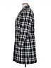 Worthington 100% Polyester Houndstooth Black Coat Size 14 - photo 5